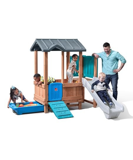 Woodland Adventure Slide Playhouse | Zulily