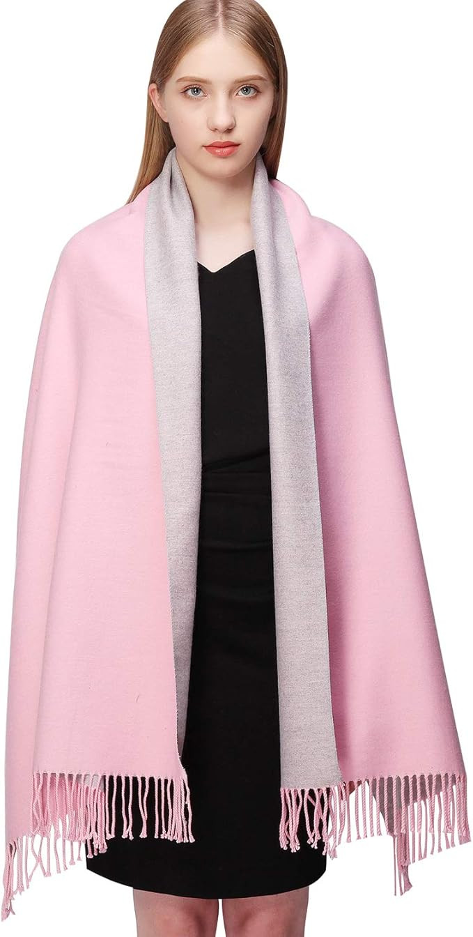 RIIQIICHY Pashmina Shawls and Wraps for Evening Dresses Scarfs for Women Fall Winter Travel Blank... | Amazon (US)