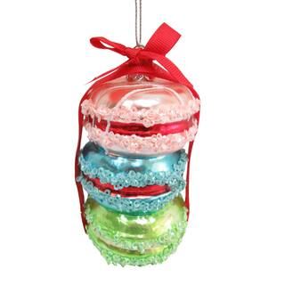 4.5" Multicolor Macaroon Glass Cookie Stack Ornament by Ashland® | Michaels Stores