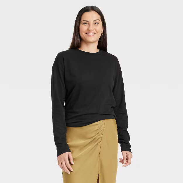Women's Long Sleeve T-Shirt - A New Day™ | Target