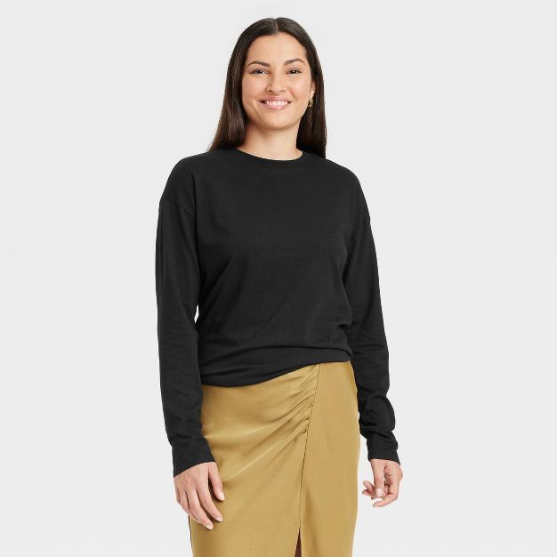 Women's Long Sleeve T-Shirt - A New Day™ | Target