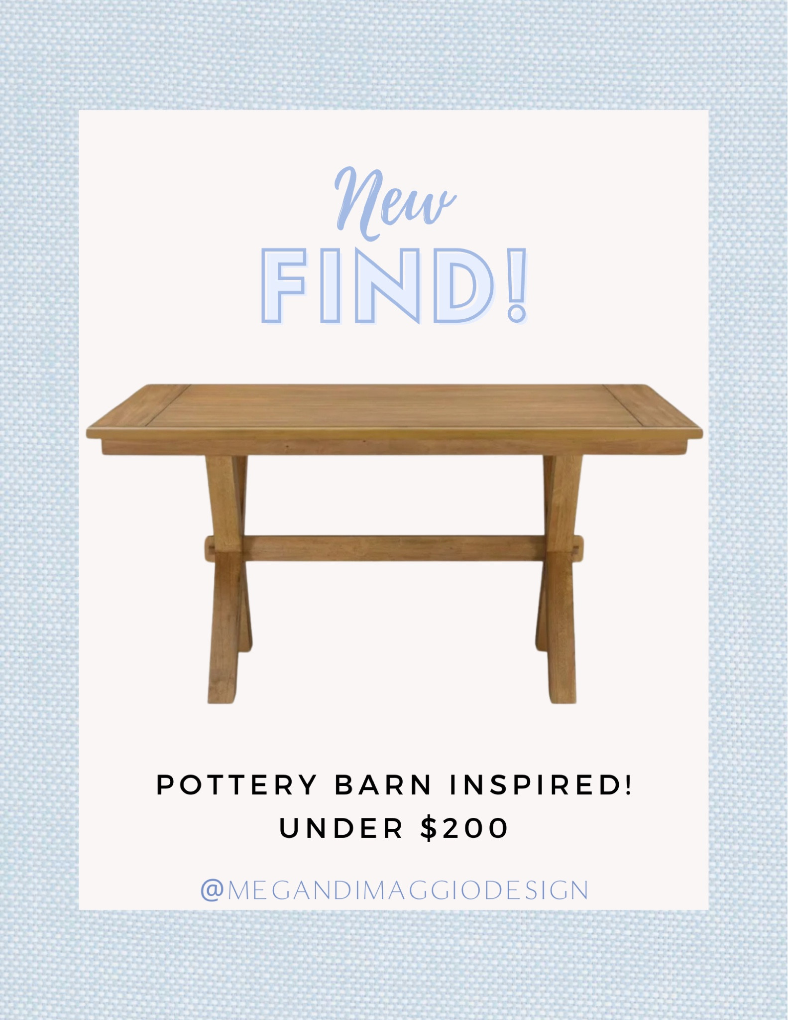 Love the honey color of this Pottery Barn inspired Tuscana dining table!! Can’t believe it is under $200 🤯 Reviews are great too!! 

#LTKHome #LTKFamily