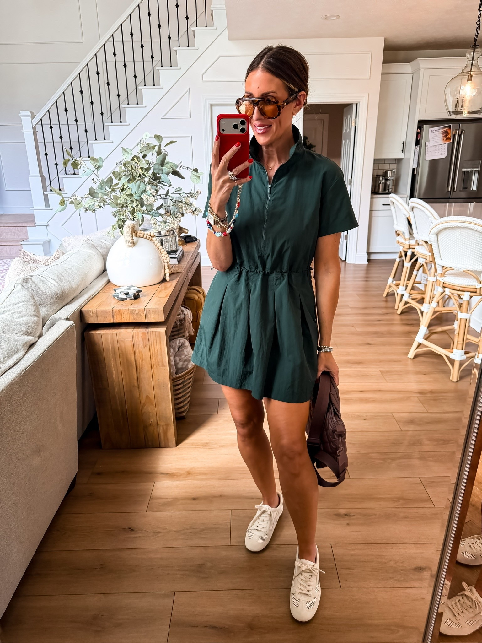 This little romper is such a good throw on and go piece for summer. I love the sporty feel, adjustable waist, and how easy it is to style with sneakers for everyday errands, travel days, or weekend plans. Comfortable, flattering, and one of those outfits you’ll reach for on repeat.

summer romper, casual summer outfit, athletic inspired style, travel outfit, everyday fashion, comfortable summer clothes, sporty chic outfit, weekend outfit idea, sneaker outfit, vacation style, easy summer look, on the go outfit, themominstyle

#LTKootd #LTKActive #LTKSeasonal