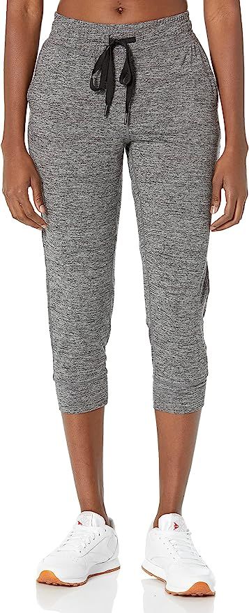 Amazon Essentials Women's Brushed Tech Stretch Crop Jogger Pant (Available in Plus Size) | Amazon (US)