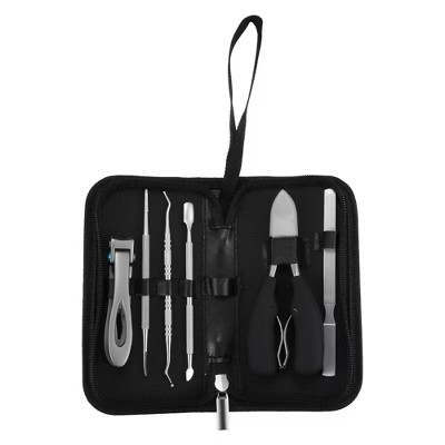 Unique Bargains 1 Set Nail Clippers Set Professional Nail Clippers Set for Travel or Home for Thick Nails Silver Tone Stainless Steel | Target