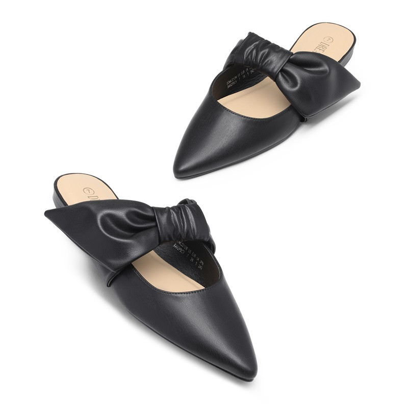 Bow Slip On Mules | Dream Pairs