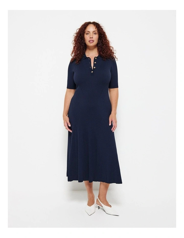 CommonryCassidy Knit Dress in Navy | Myer