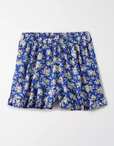 AE High-Waisted Ruffled Tulip Runner Short | American Eagle Outfitters (US & CA)