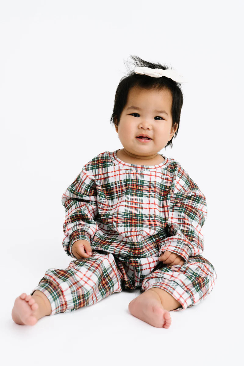 Christmas Plaid Sweatsuit | Little One Shop Co