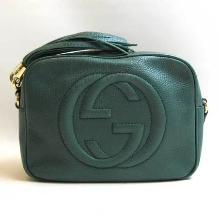 Used Gucci Bag Soho Small Disco Green Mini Shoulder Pochette Diagonal Tassel Fringe Women s Calf 308 | Walmart (US)