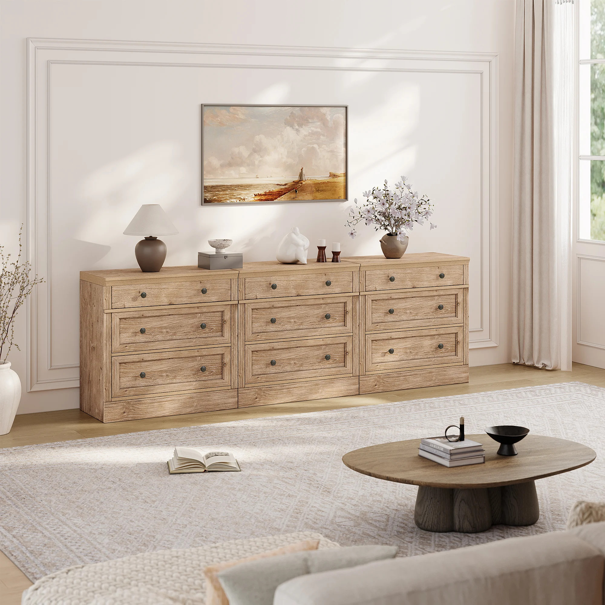 Lark Manor™ Retro Elegant 94.5'' Tv Stand | Wayfair | Wayfair North America