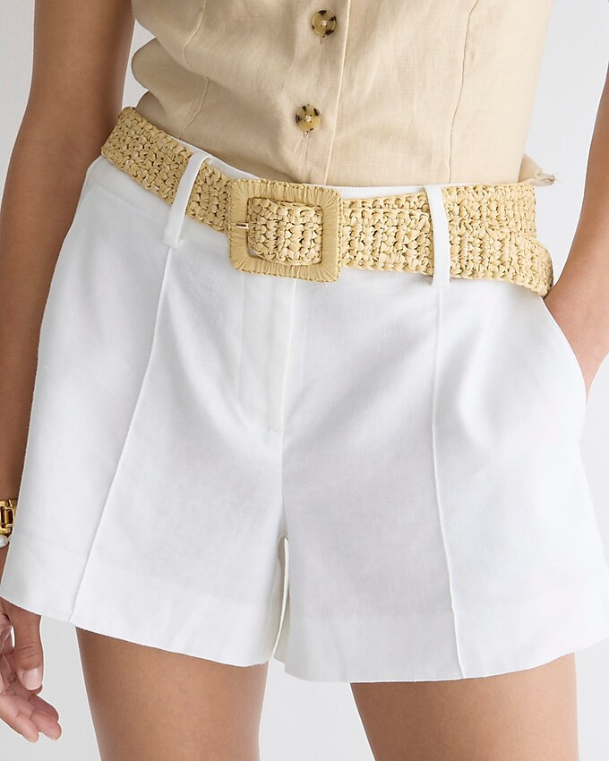 Woven square buckle belt | J. Crew US