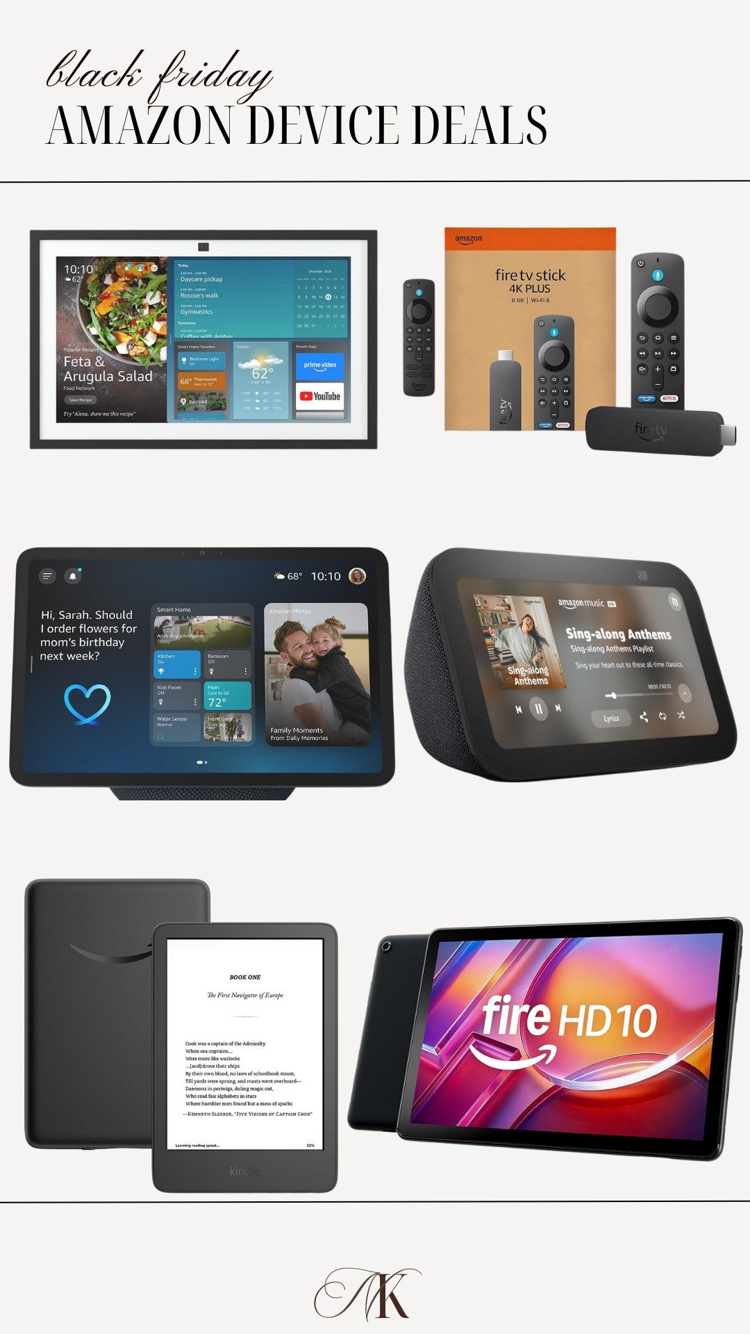 Black Friday Deals on Amazon Devices!

Christmas gifts, gift guide, gifts for her, gifts for home, tech

#LTKGiftGuide #LTKHoliday #LTKSaleAlert