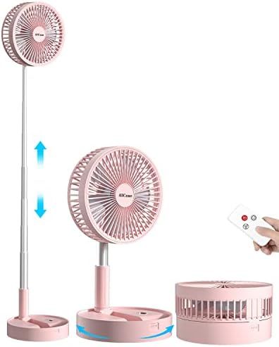 AICase Stand Fan,Folding Portable Telescopic Floor/USB Desk Fan with 7200mAh Rechargeable Battery,4  | Amazon (US)