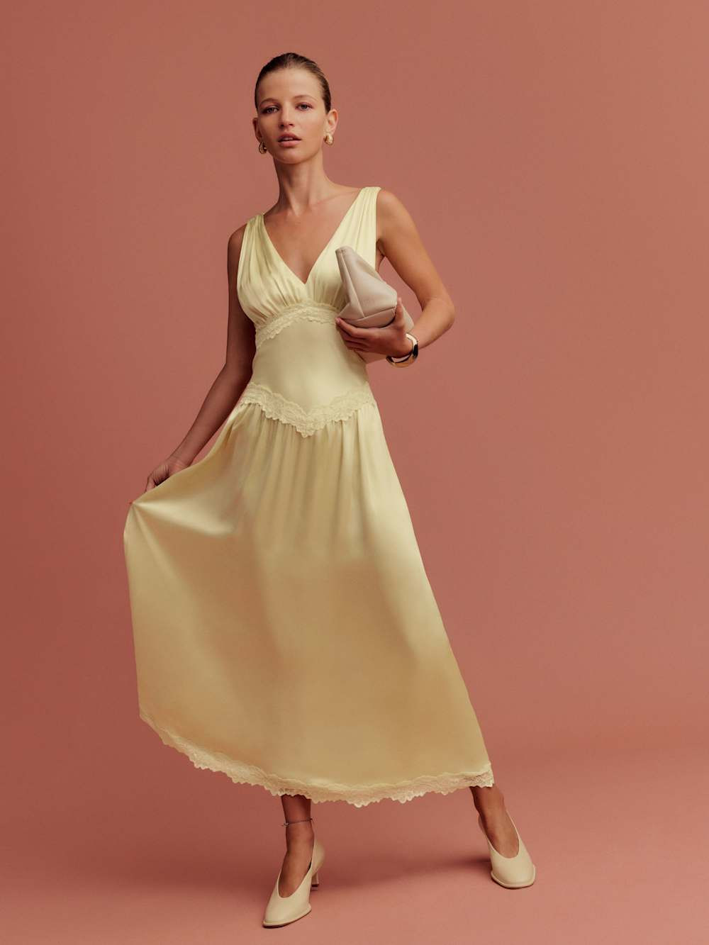 Stasia Silk Dress | Reformation (Global)