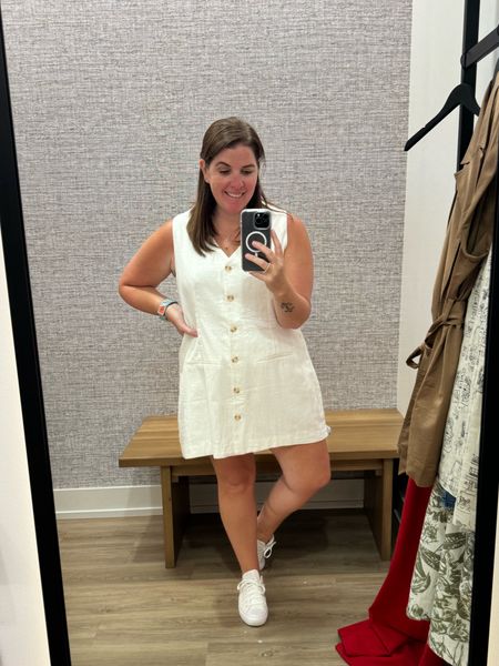 Y’all loved the white version of this Abercrombie dress, when I shared it on Friday! The yellow is the same dress, just in a different color option! The dress runs TTS, comes in several color options and is 20% off, plus you will get an additional 15% off with code DRESSFEST! 

#LTKMidsize #LTKSaleAlert #LTKStyleTip