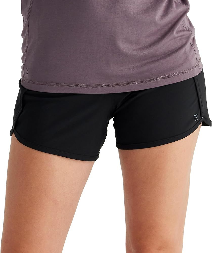 Free Fly Women's Lined Breeze Short - Moisture-Wicking Active Shorts with Sun Protection UPF 50+ ... | Amazon (US)