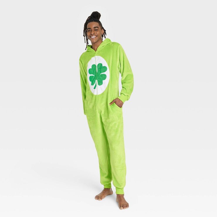 Men's Care Bears Union Suit - Lime Green | Target