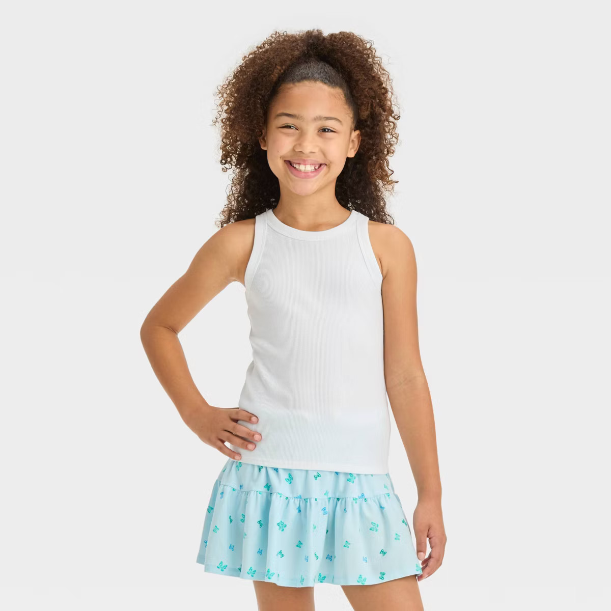 Girls' Ribbed Tank Top - Cat & Jack™ | Target