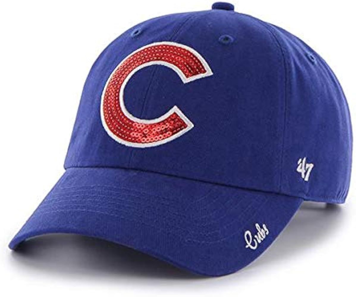 '47 MLB Team Sparkle Clean Up Adjustable Hat, Women's One Size Fits All | Amazon (US)