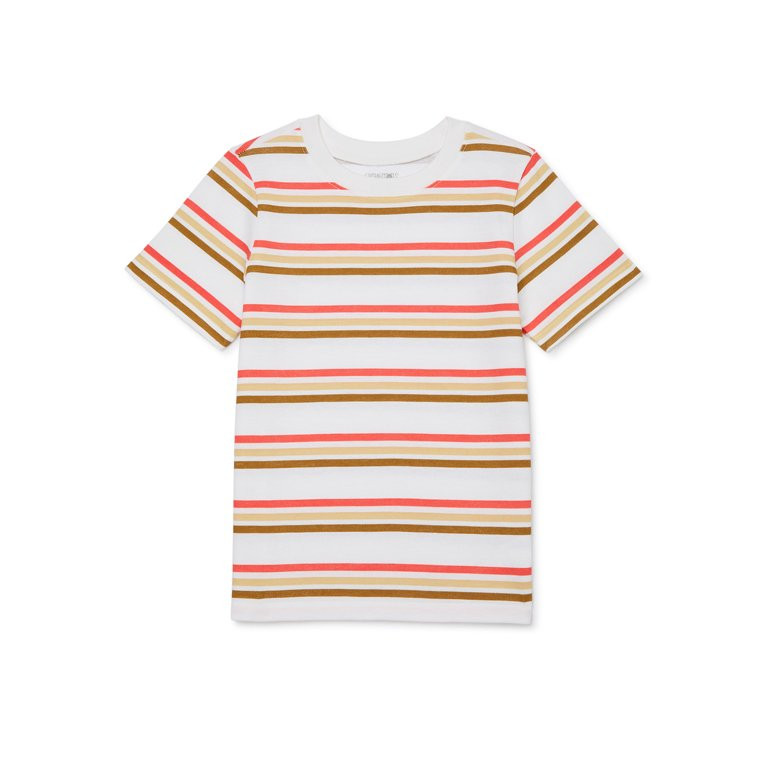 Garanimals Toddler Boy Short Sleeve Striped T-Shirt, Sizes 18M-5T | Walmart (US)