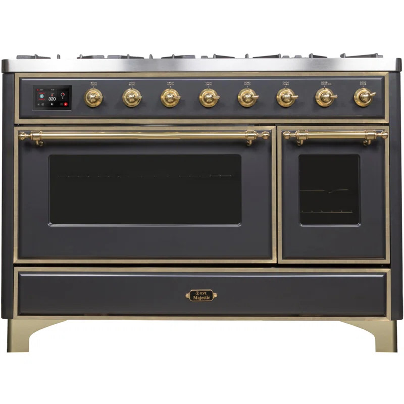 Majestic II 48" 5.02 cu. ft. Freestanding Dual Fuel Range with Griddle | Wayfair North America