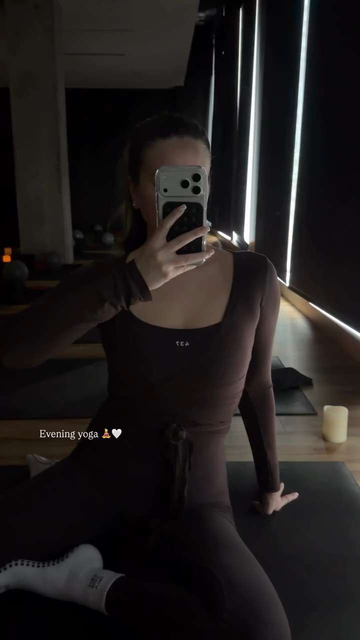 Evening yoga🤎 

 #LTKfitness #LTKstyletip