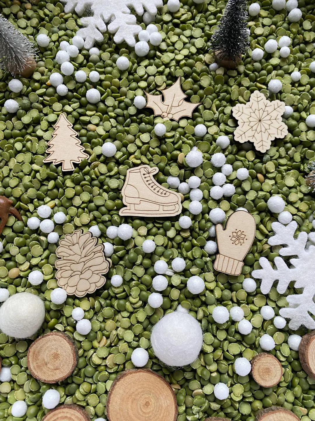 Winter Wood Loose Parts - Etsy | Etsy (US)