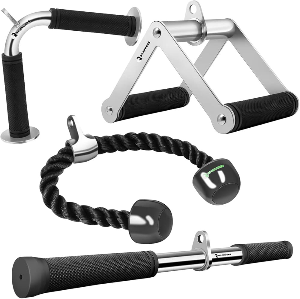 Amazon.com : QPARVERS Cable Attachments for Gym lat pulldown attachments cable machine accessorie... | Amazon (US)