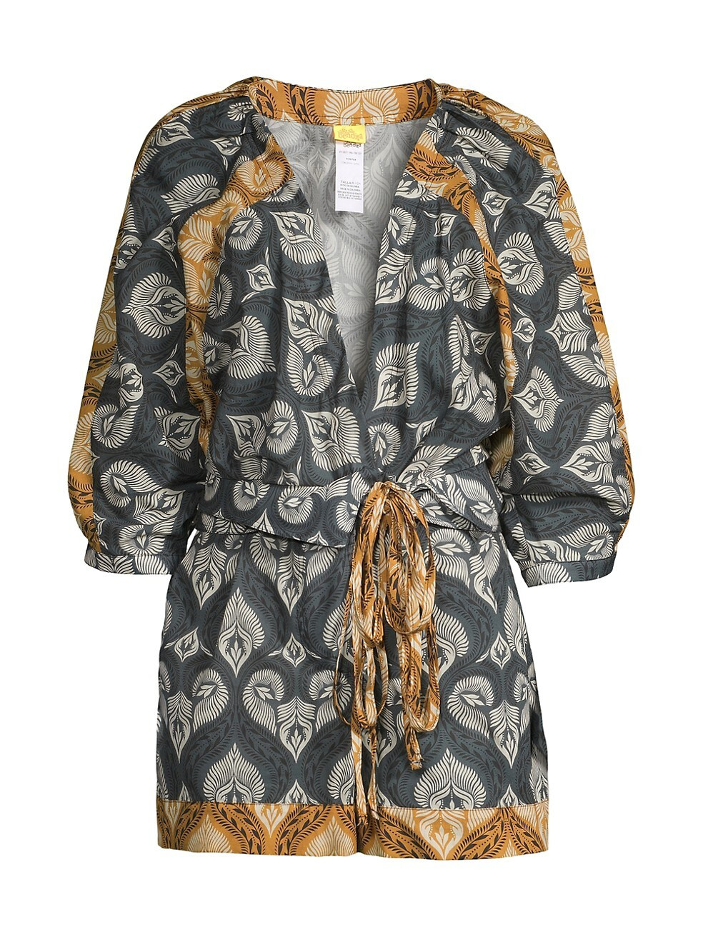 Agua Bendita Pacifico Linnea Fera Leaf Romper | Saks Fifth Avenue