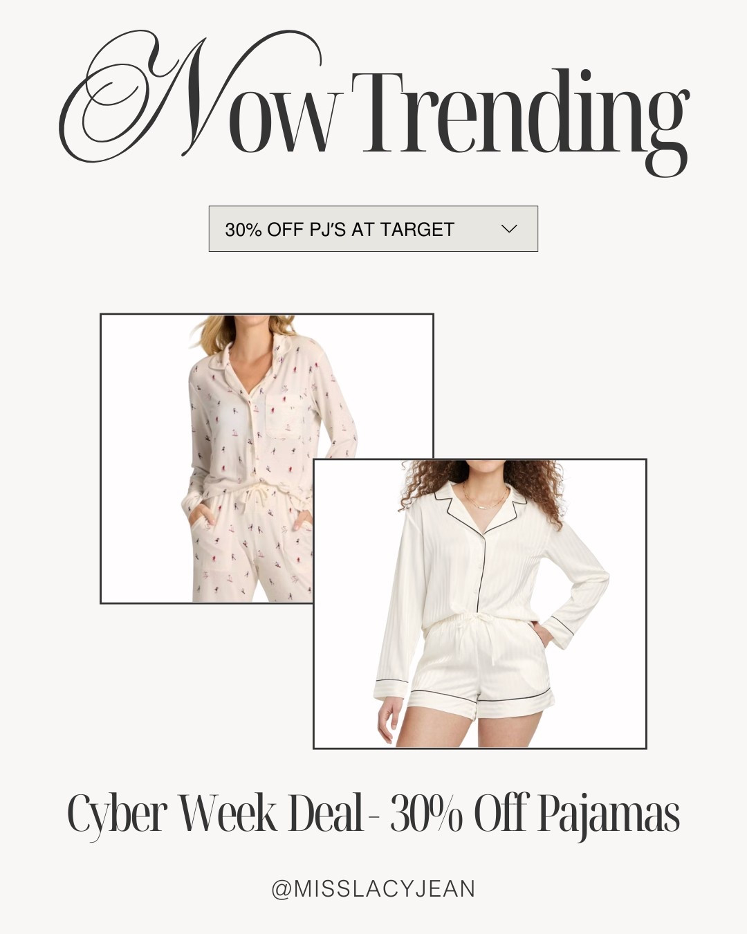 Black Friday Deals - 40% Off Target Pajamas ✨

black friday deals // black friday 2025 // black friday sale // target style // target fashion // target finds // fall outfit ideas // fall outfits // fall outfits 2025 // gifts for her // gift ideas for her // gift guide for her

#LTKCyberWeek #LTKFindsUnder100 #LTKFindsUnder50