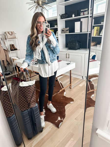 Travel outfit / casual outfit / amazon fashion 

Small in the jacket, shirt, leggings and sweatshirt. 7.5 in the sneakers 


#LTKstyletip #LTKshoecrush #LTKunder50