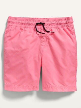 Boys / SwimsuitsSolid-Color Swim Trunks for Boys | Old Navy (US)