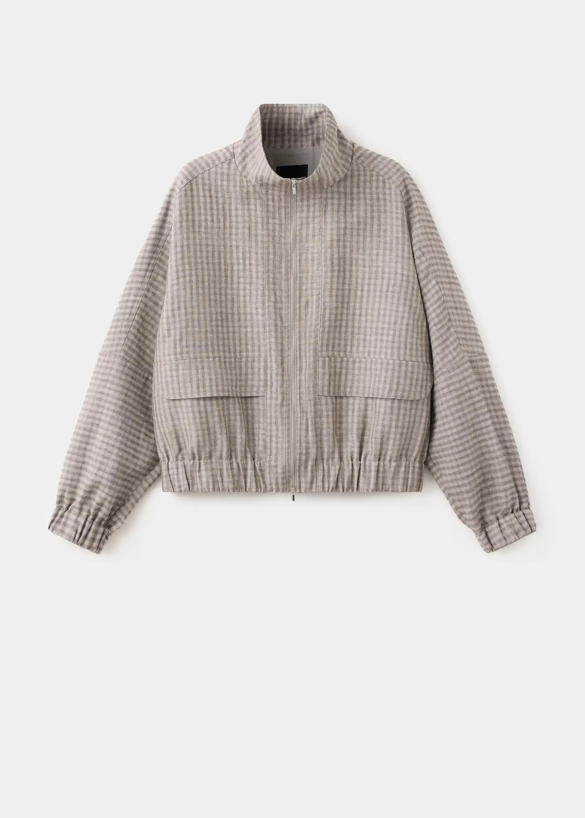 Checked bomber jacket | MANGO (UK)