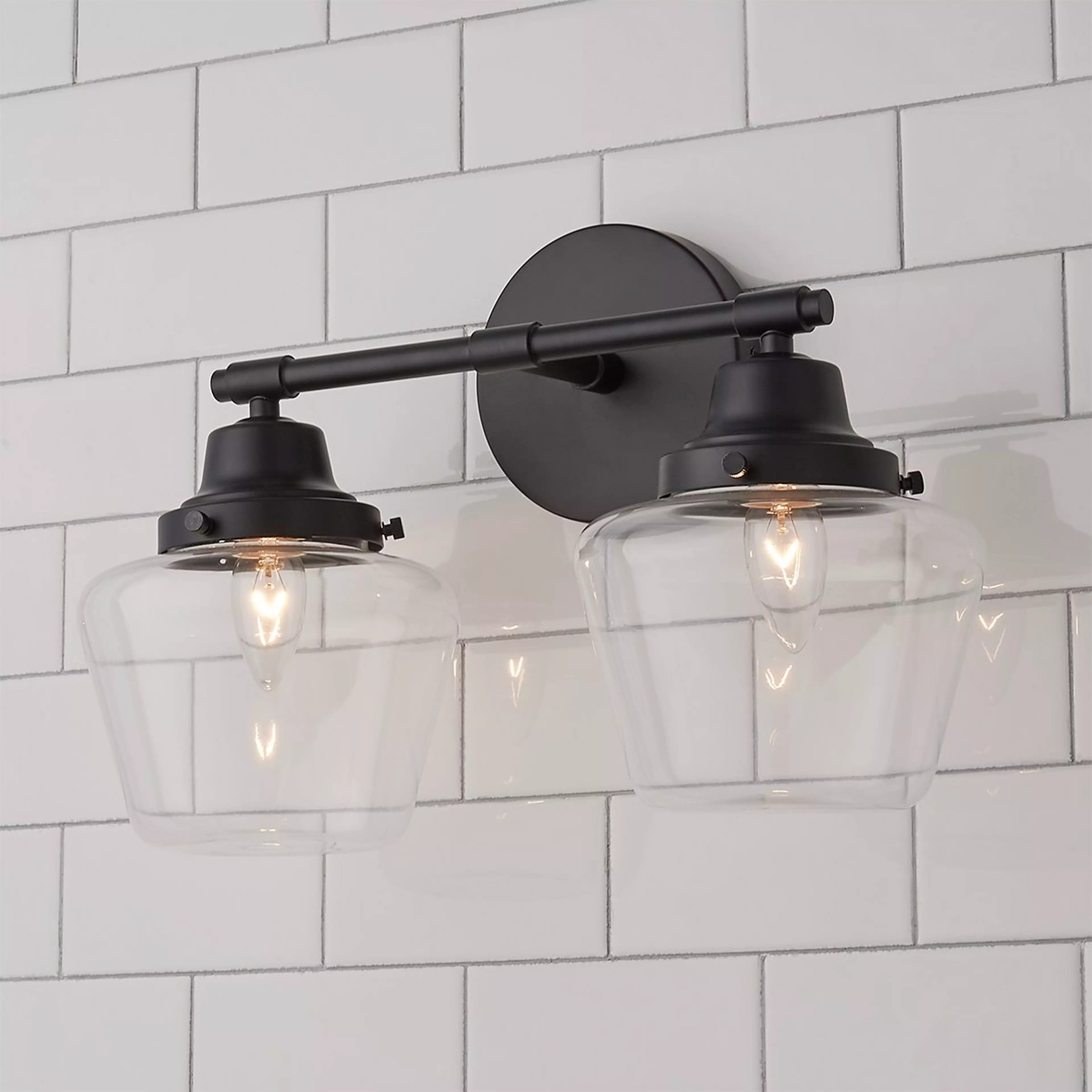 Jacobson Vanity Light - 2 Light | Shades of Light