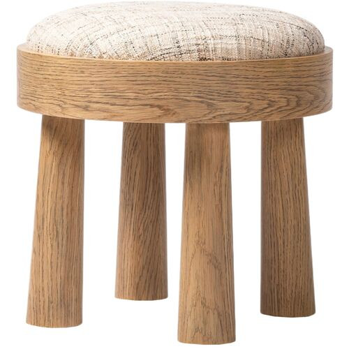 Lyra Accent Stool, Textured Ostend Natural | One Kings Lane