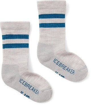 Icebreaker   Hike Light Crew Macro Stripe Socks - Kids' | REI
