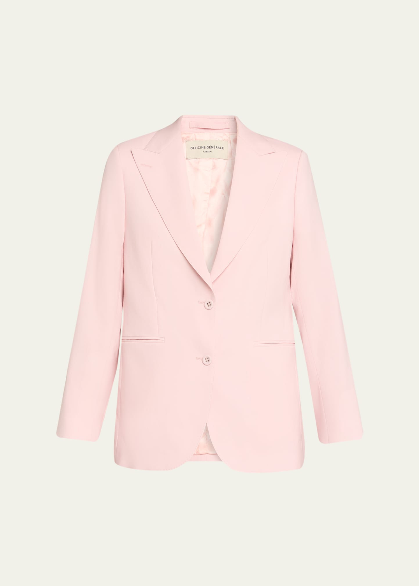Officine Generale Raya Single-Breasted Jacket | Bergdorf Goodman