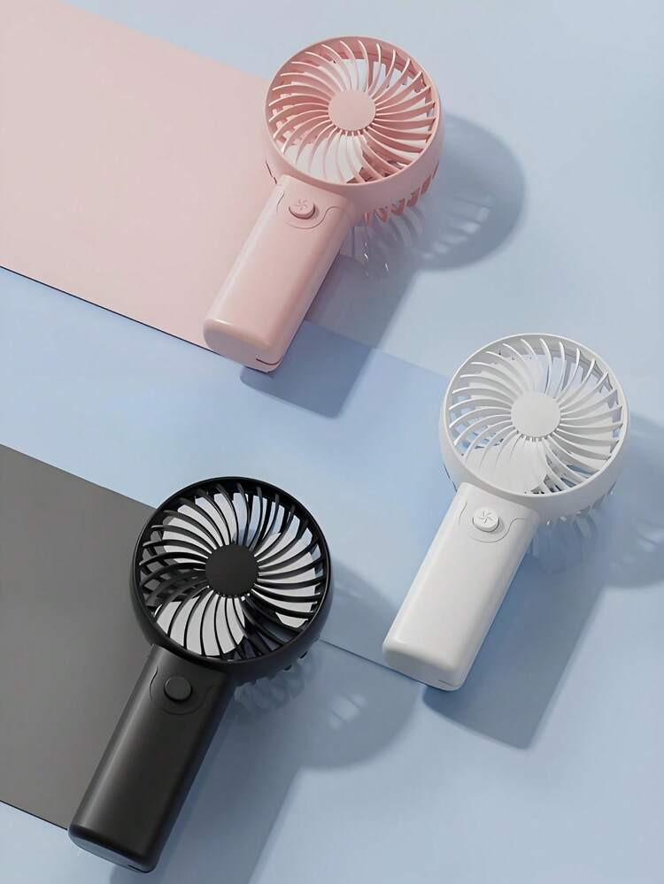 1pc Battery Operated Handheld Mini Electric Fan (Batteries Not Included, Requires 2 AAA Batteries... | SHEIN