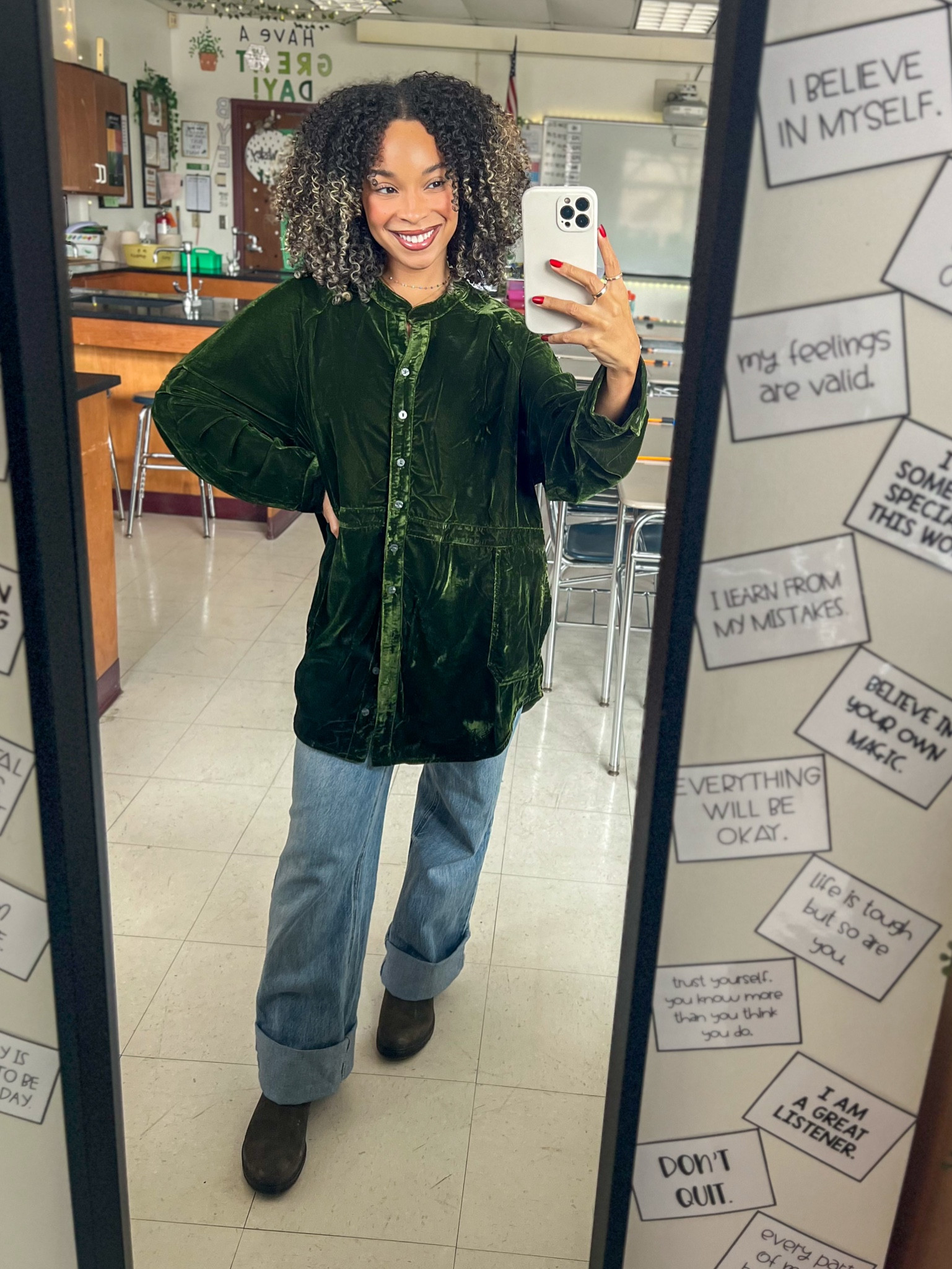 Teacher Outfit 🎄 

#LTKStyleTip #LTKHoliday #LTKWorkwear