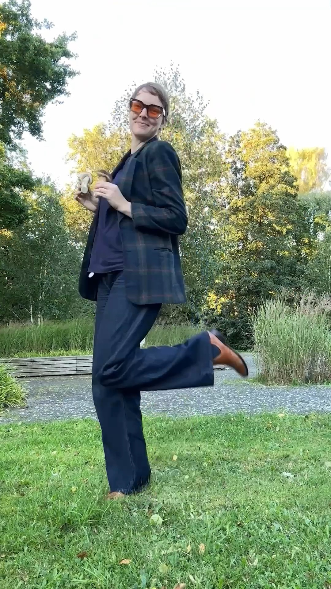 Porcini Fall Vibes 🍄‍🟫

#tartan #blazer #darkdenim

#LTKdeutschland #LTKautumn #LTKeurope