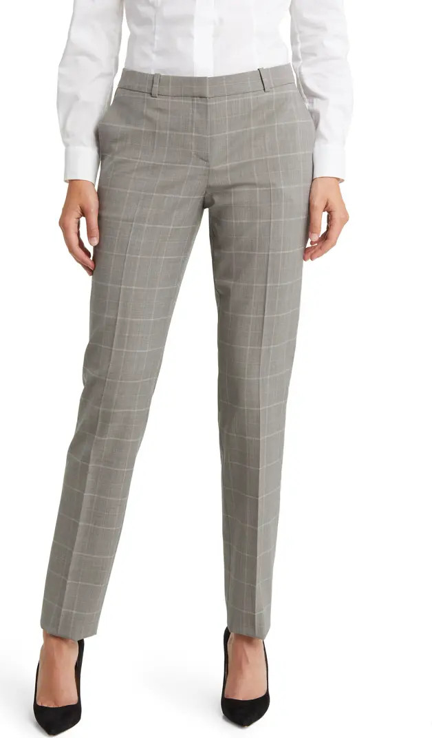 Tilunana Plaid Wool Pants | Nordstrom