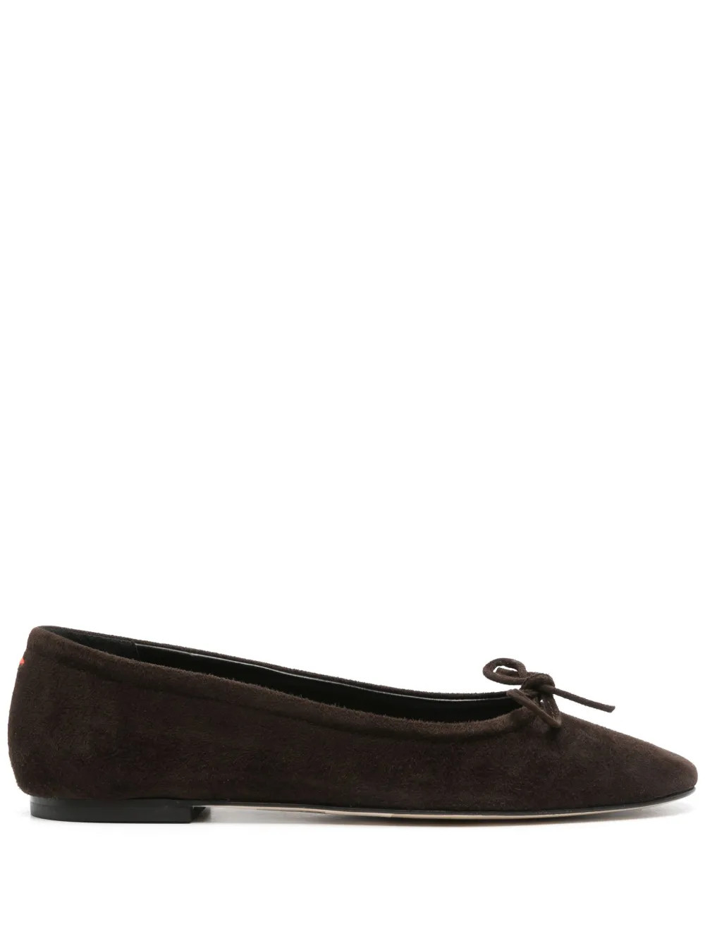 Aeyde Suede Ballerina Shoes - Farfetch | Farfetch Global