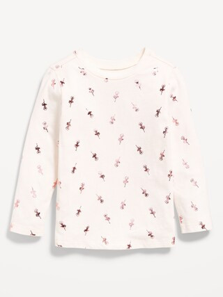 Printed Long-Sleeve T-Shirt for Toddler Girls | Old Navy (US)