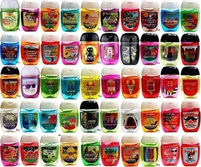 Bath & Body Works Pocketbac Set of (20) Anti-Bacterial Hand Gels, Scent May Vary | Amazon (US)