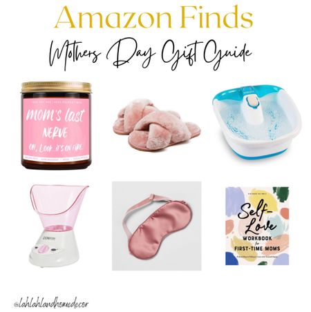 Mother’s day gift guide! Amazon finds | slippers | candle | face mask | face steamer | foot spa | self-love book 

#LTKGiftGuide #LTKunder50 #LTKFind