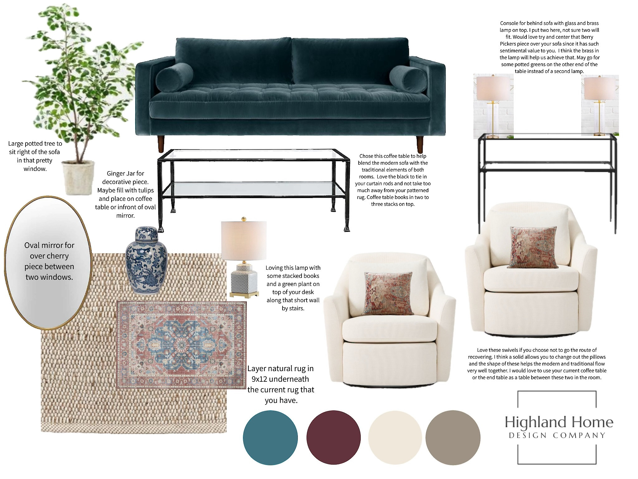 Update your living room with this colorful classic modern transitional design. The blue velvet sofa is a show stopper and the sleek swivel chairs add a classic transitional vibe to the room. Layer in some rugs and pillows for color and texture. Finish it off with a tree and some blue accents. This is a client favorite . Shop it all below. 

#LTKhome #LTKstyletip #LTKFind
