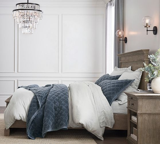 Velvet Lattice Quilt | Pottery Barn (US)