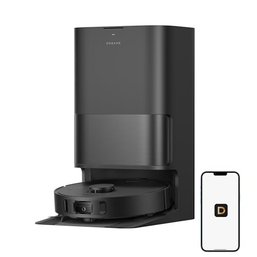 DREAME D30 Ultra CE Robot Vacuum and Mop with Auto Dust Emptying, 25,000Pa Suction, 0.41in Mop Lifting, Multifunctional Base Station, Mop Self-Washing, Smart Obstacle Avoidance, Black | Amazon (US)