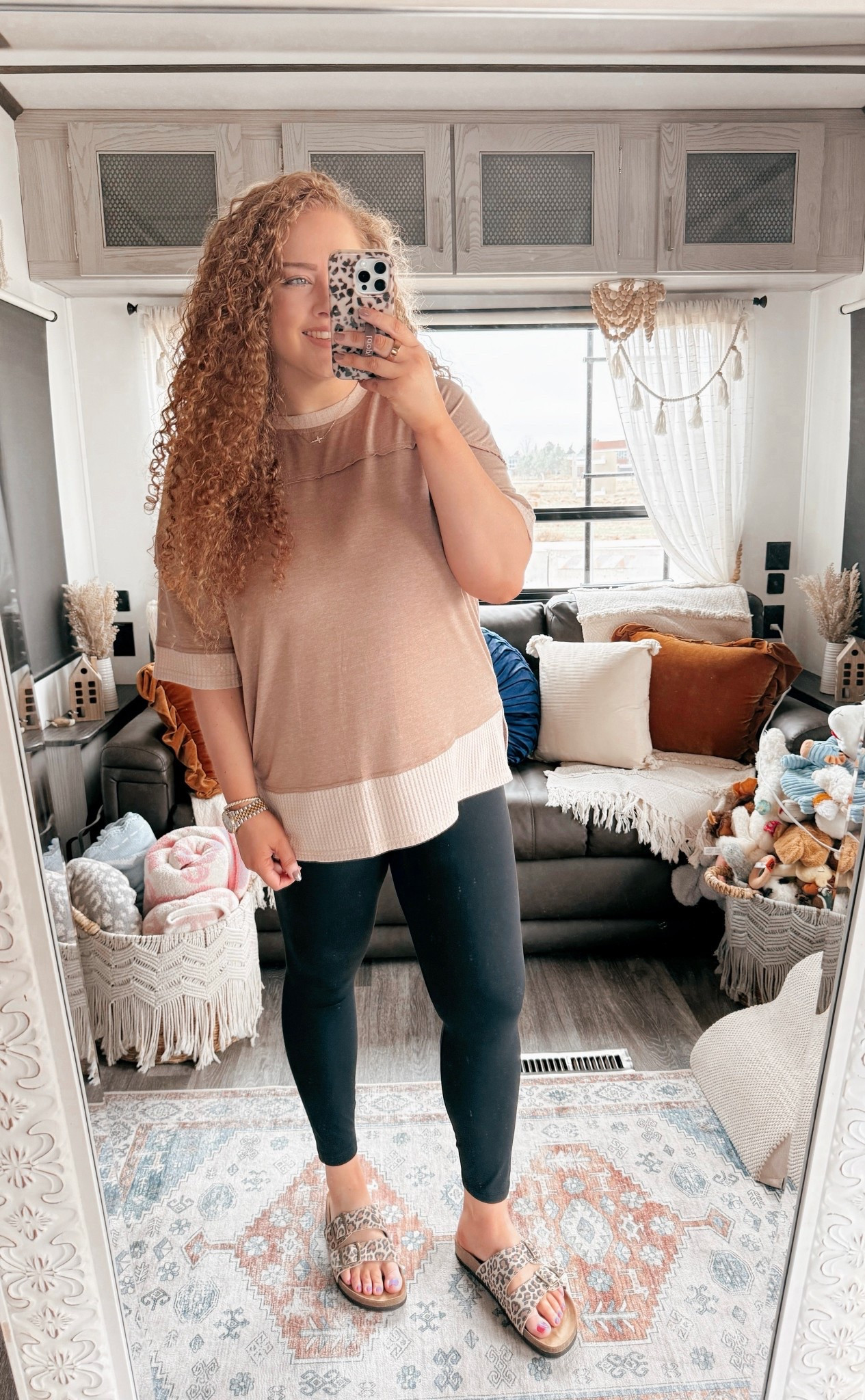 Throw this on and go 🤎
The kind of outfit you live in🙌🏻 neutral waffle knit top | Amazon neutral top | casual everyday outfit | Amazon casual outfit | black leggings | Amazon leggings | leopard print Birkenstocks | Amazon Birkenstock dupes | leopard sandals | casual spring outfit | comfy everyday look | Amazon basics outfit | head to toe Amazon look | relaxed casual style | spring errand outfit | weekend casual outfit | comfy chic outfit | neutral casual outfit | Amazon fashion finds | everyday staples outfit | spring comfort outfit | easy throw on outfit | lounge to errands look | Amazon women outfit | casual neutral style | spring athleisure outfit | Amazon outfit ideas

#LTKMidsize #LTKSaleAlert #LTKootd